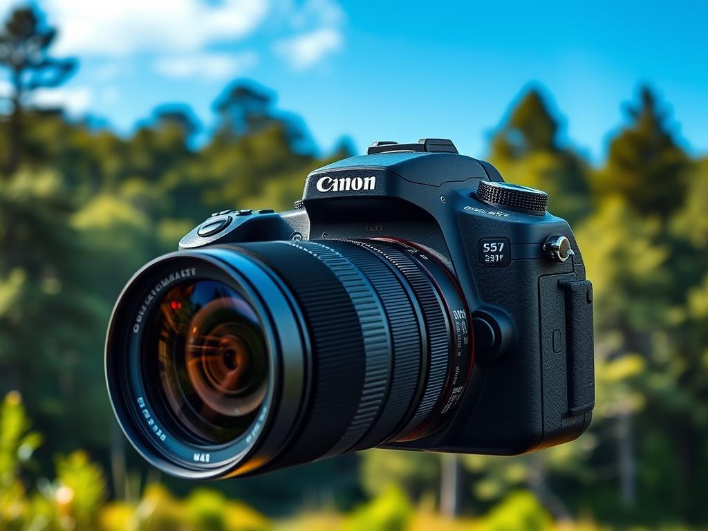 Cámara réflex resistente para fotografía de naturaleza