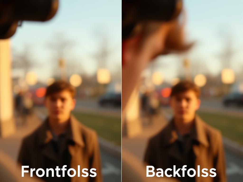 Comparación de backfocus y frontfocus Comparación de backfocus y frontfocus