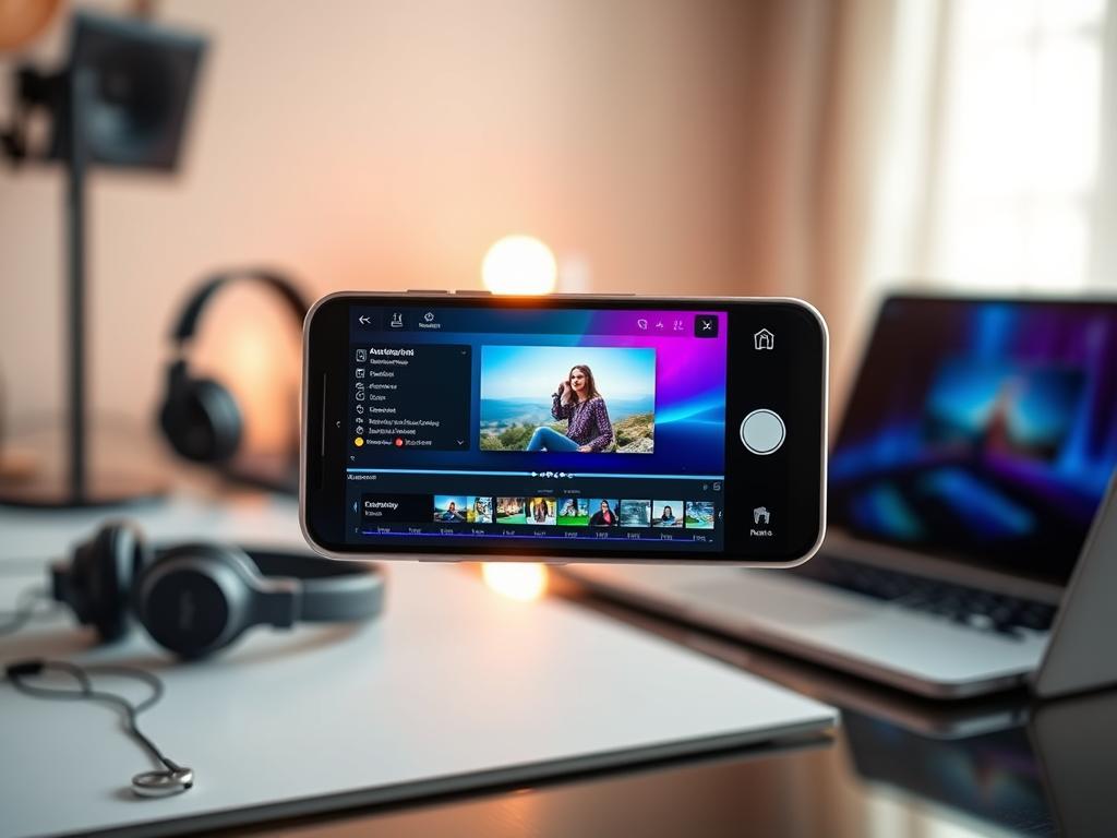 Edición de video profesional en smartphone