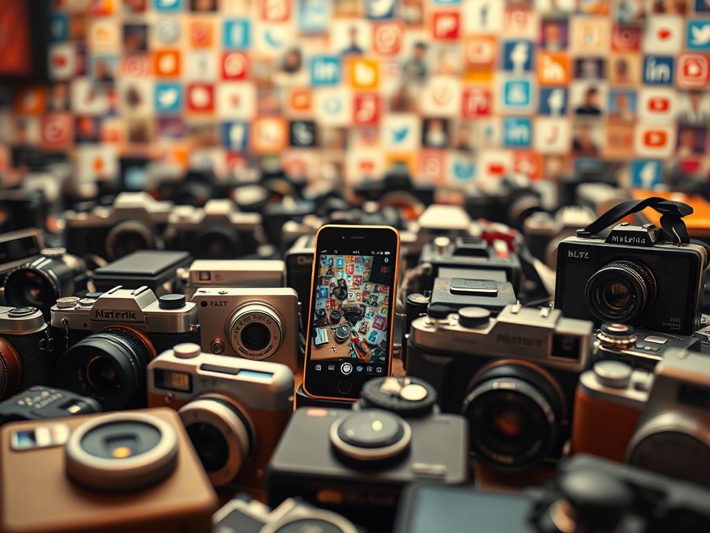 redes sociales y fotografía